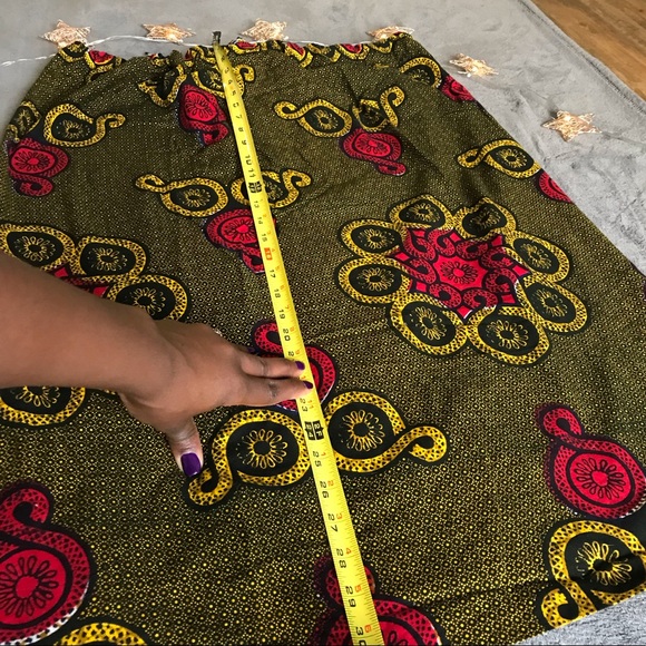African Print/Pattern Ankara Skirt - Picture 3 of 8